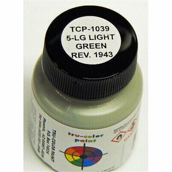 Tru-Color Paint Paint, 5 Light Green Rev-1943 TCP1039